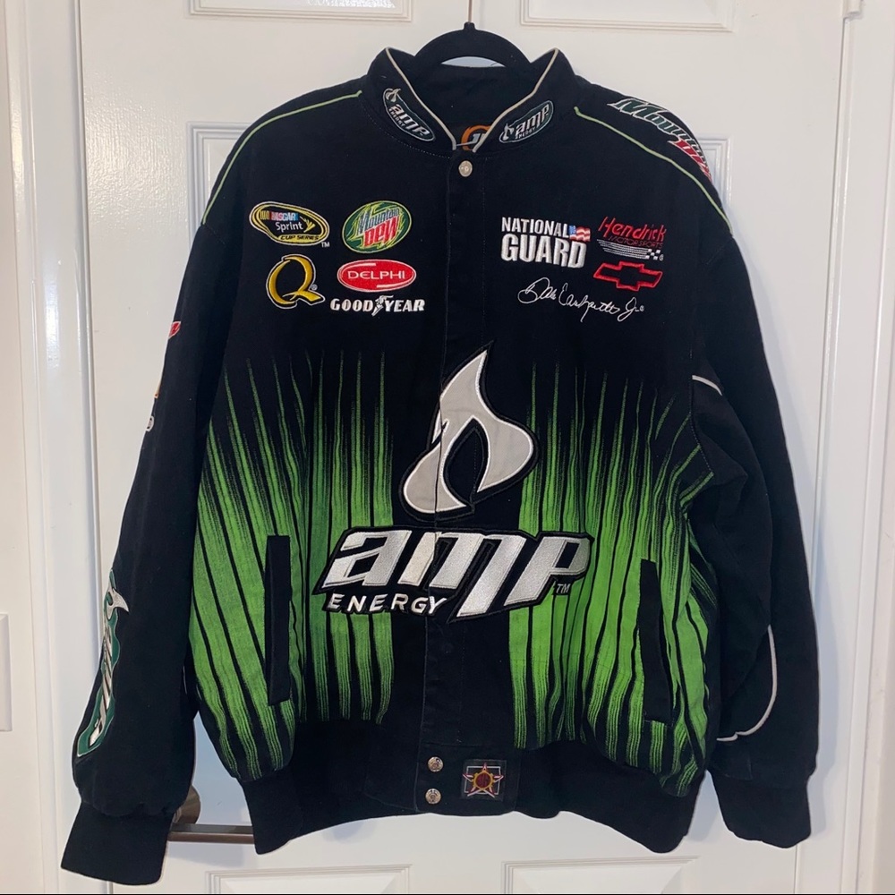 VINTAGE OVERSIZED RACE CAR JACKET🚗🏁